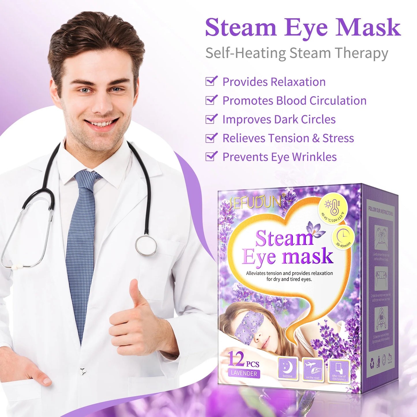 Steam Eye Mask 1 Box